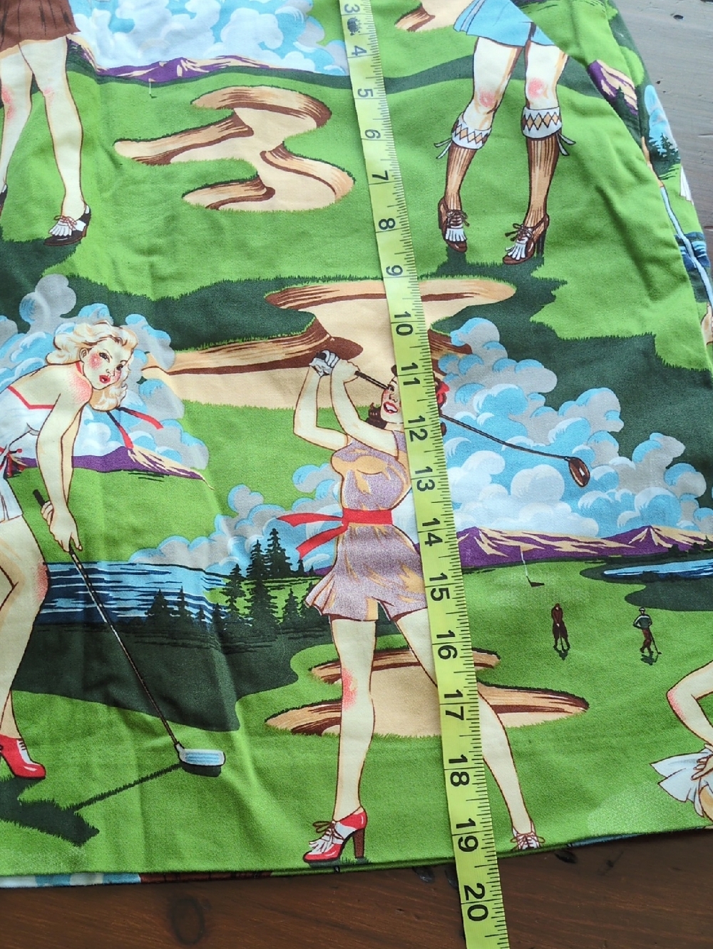 Loudmouth Ladies | Birds of Paradise Retro Pinup Print Women's Golf Skort/Skirt - Picture 12 of 12